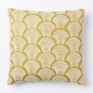 West Elm Horseradish Crewel DecoShells PillowCover